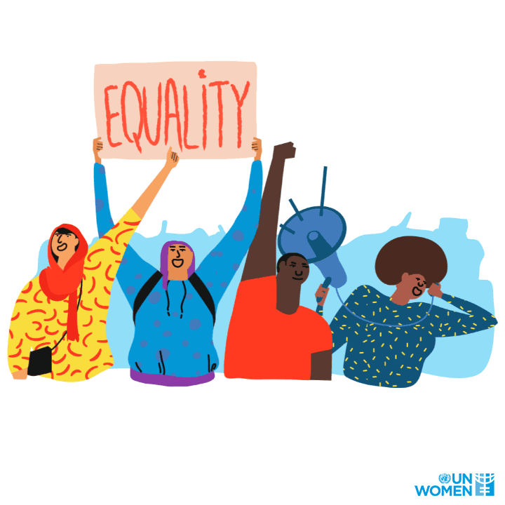 Imagem produzida pela ONU Mulheres para o Dia Internacional da Mulher 2020