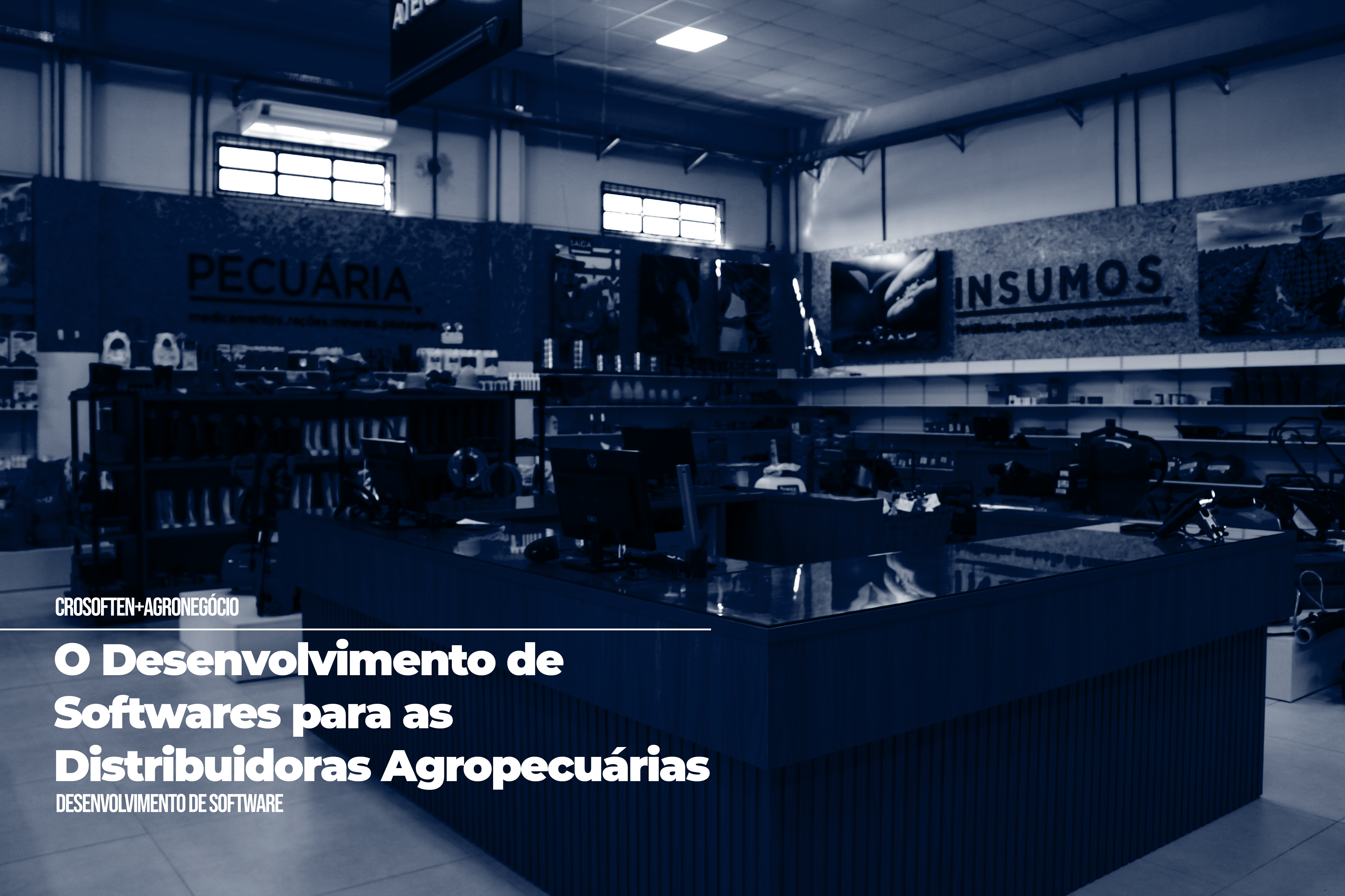 O número de softwares para as distribuidoras agropecuárias no Brasil, está cada vez maior
